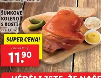 Lidl Šunkové koleno s kostí nabídka