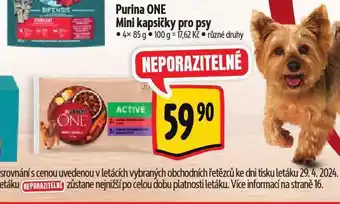 Albert Purina one mini kapsičky pro psy nabídka