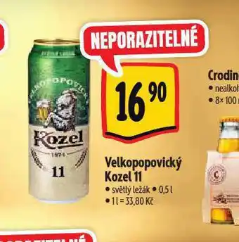 Albert Pivo velkopopovický kozel 11 nabídka