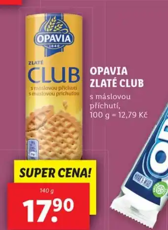 Lidl OPAVIA ZLATÉ CLUB nabídka