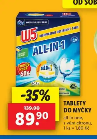 Lidl TABLETY DO MYČKY nabídka