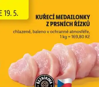 Lidl KUŘECÍ MEDAILONKY Z PRSNÍCH ŘÍZKŮ nabídka