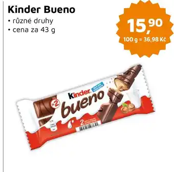 Můjobchod Kinder Bueno nabídka