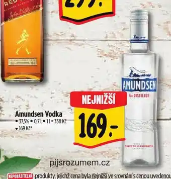 Albert Amundsen vodka nabídka