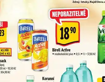 Albert Birell nealkoholické pivo nabídka