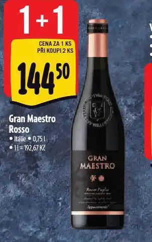 Albert Gran maestro rosso nabídka