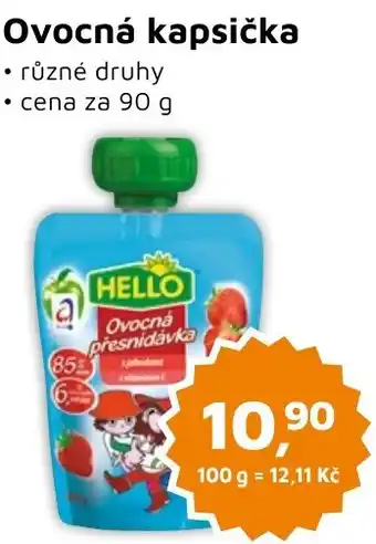 Můjobchod Ovocná kapsička nabídka