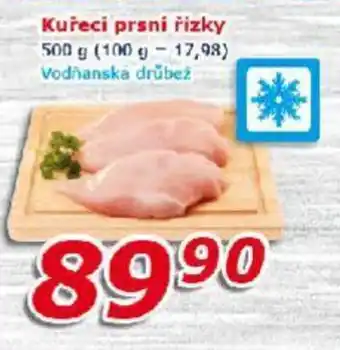 ESO MARKET Kuřecí prsní řízky 500 g nabídka