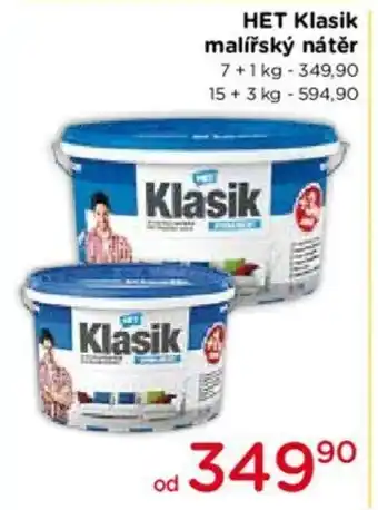 TOP drogerie HET Klasik malířský nátěr nabídka