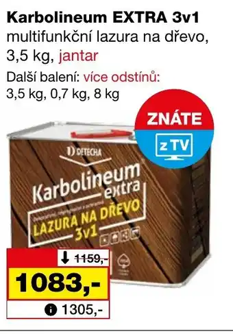 Barvy a laky drogerie Karbolineum EXTRA 3v1 nabídka