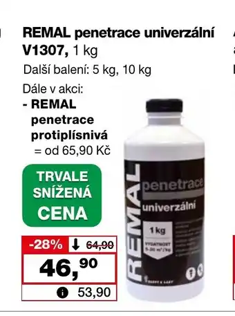 Barvy a laky drogerie REMAL penetrace univerzální V1307, 1 kg nabídka