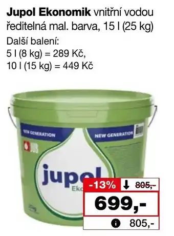 Barvy a laky drogerie Jupol Ekonomik nabídka