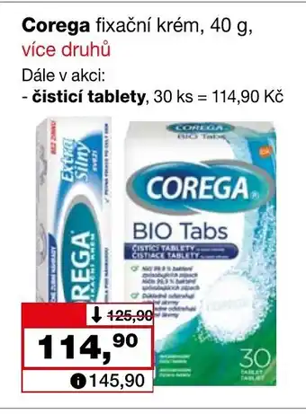 Barvy a laky drogerie Corega fixační krém, 40 g nabídka