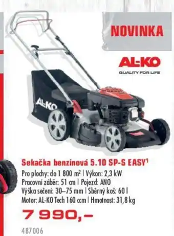 Uni Hobby Sekačka benzinová 5.10 SP-S EASY¹ nabídka
