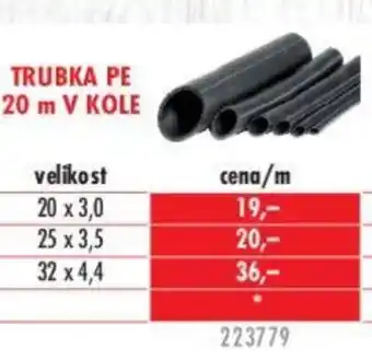 Uni Hobby TRUBKA PE 20 m V KOLE nabídka