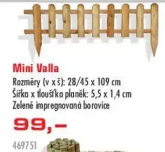 Uni Hobby Mini Valla nabídka