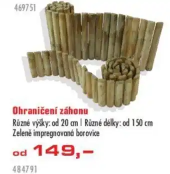 Uni Hobby Ohraničení záhonu nabídka