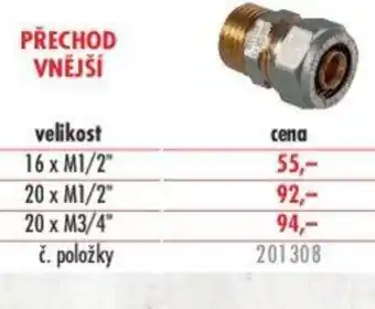 Uni Hobby PŘECHOD VNĚJŠÍ nabídka