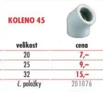 Uni Hobby KOLENO 45 nabídka