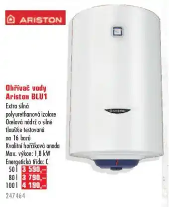 Uni Hobby Ohřívač vody Ariston BLU1 nabídka