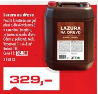 Uni Hobby Lazura na dřevo nabídka