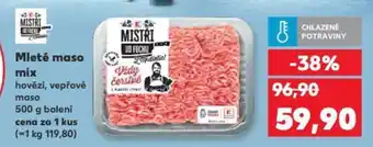 Kaufland Mleté maso mix nabídka