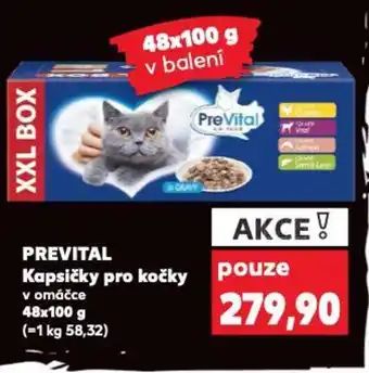 Kaufland PREVITAL Kapsičky pro kočky nabídka