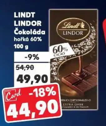 Kaufland LINDT LINDOR Čokoláda nabídka