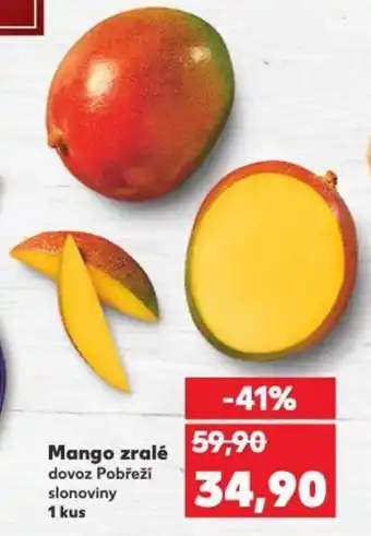 Kaufland Mango zralé nabídka