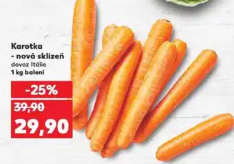 Kaufland Karotka - nová sklizeň nabídka