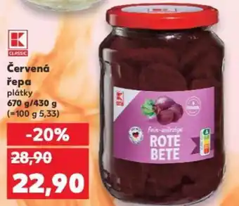 Kaufland Červená řepa nabídka