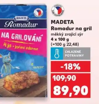 Kaufland MADETA Romadur na gril nabídka