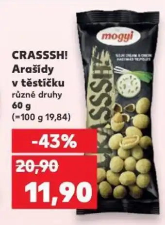 Kaufland CRASSSH! Arašidy v těstíčku nabídka