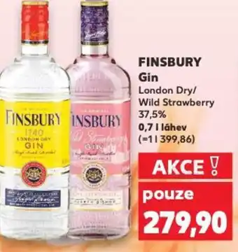 Kaufland FINSBURY Gin 0.7L nabídka