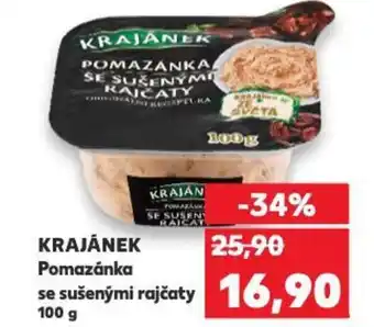 Kaufland KRAJÁNEK Pomazánka se sušenými rajčaty nabídka