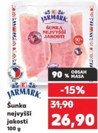 Kaufland Šunka nejvyšší jakosti nabídka