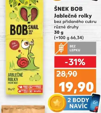 Kaufland ŠNEK BOB Jablečné rolky nabídka