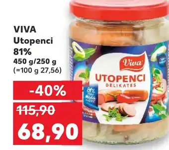 Kaufland VIVA Utopenci 81% nabídka