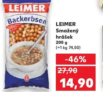 Kaufland LEIMER Smažený hrášek nabídka