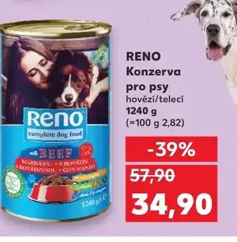 Kaufland RENO Konzerva pro psy nabídka