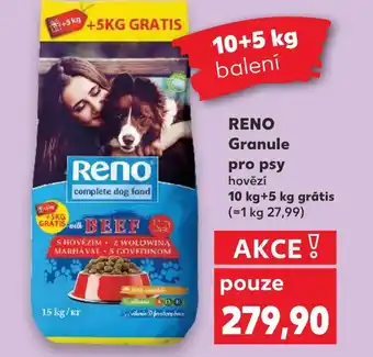 Kaufland RENO Granule pro psy nabídka