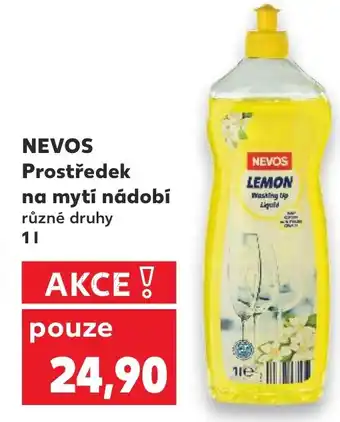 Kaufland NEVOS Prostředek na mytí nádobí nabídka