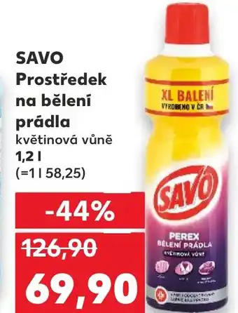 Kaufland SAVO Prostředek na bělení prádla nabídka