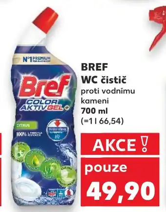 Kaufland BREF WC čistič nabídka