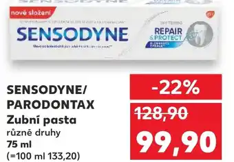 Kaufland SENSODYNE/ PARODONTAX Zubní pasta nabídka