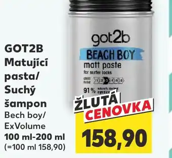 Kaufland GOT2B Matující pasta/ Suchý sampon nabídka