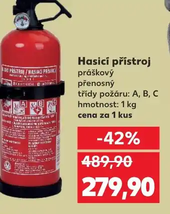 Hasicí přístroj