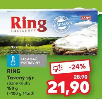 Kaufland RING Tavený sýr nabídka