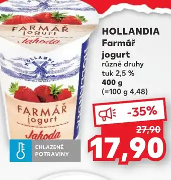 Kaufland HOLLANDIA Farmář jogurt nabídka