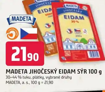 Trefa MADETA JIHOČESKÝ EIDAM SÝR 100 g nabídka